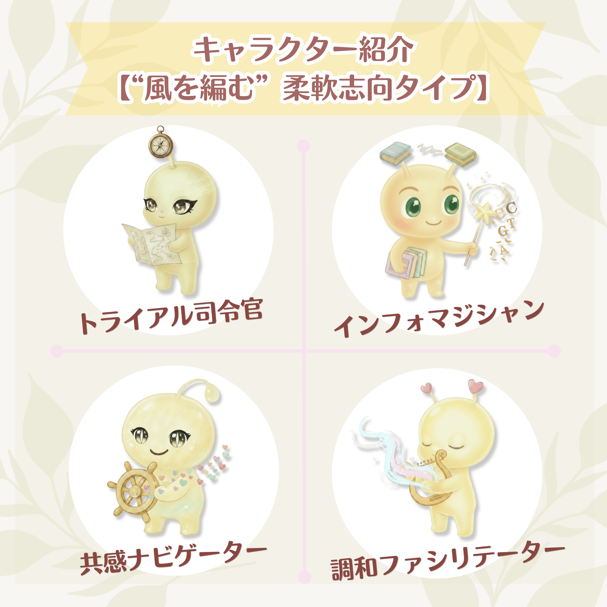 いでんばるキャラ柔軟志向タイプ