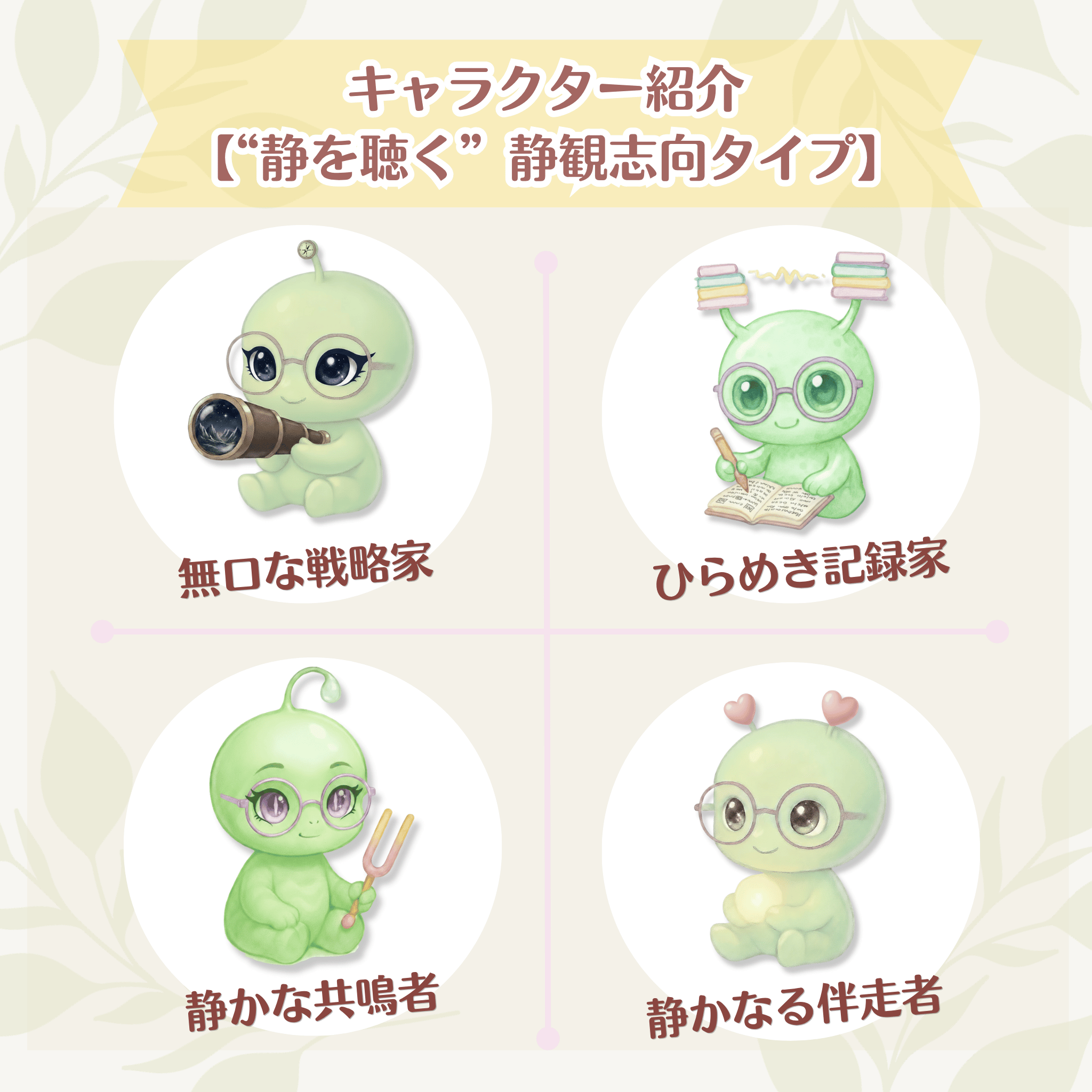 いでんばるキャラ静観志向タイプ